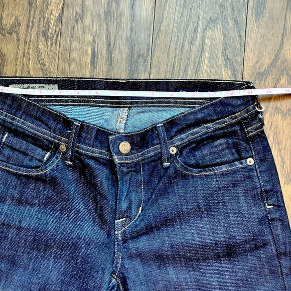 Citizens Of Humanity Ava Jeans Size 28 Low Rise Classic Straight Leg Dark Wash - Picture 10 of 16
